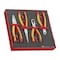 Teng Tools TEDV440 - 4 Piece 1,000 Volt Insulated Plier Set in EVA Tr TEDV440 - alternate 1